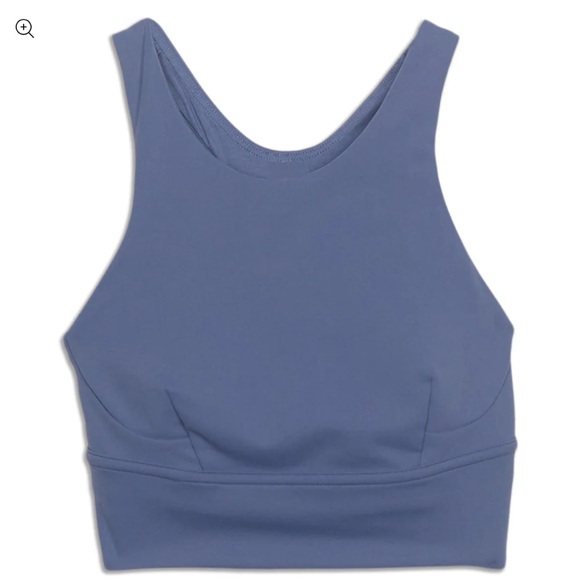 Lululemon Wunder Train Longline Bra *Medium Support* Water Drop sz 4 - Picture 6 of 7